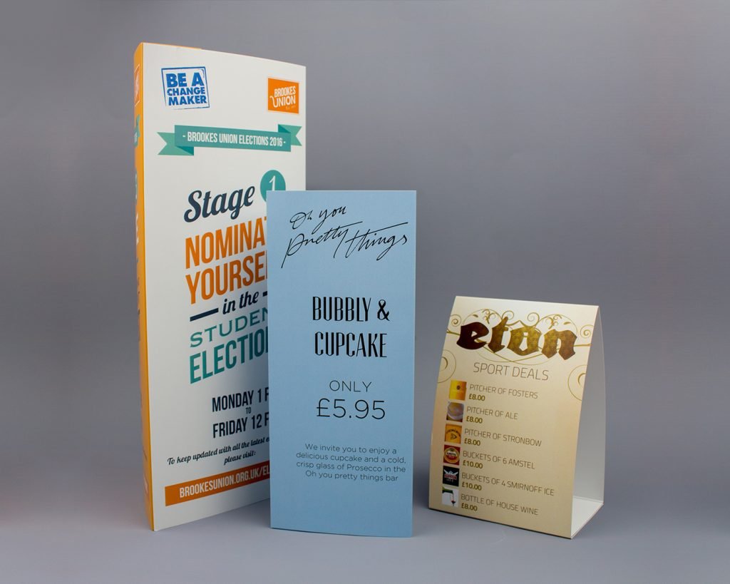 Table Tents Printing Southport 