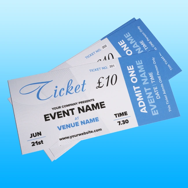 Tickets Printing Southport
